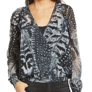 All saints top wrap